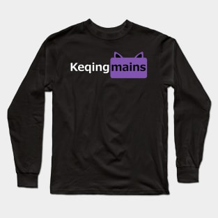 Keqing mains or コクセイメイン (Kokusei main) in Pornhub logo icon symbols parody design in English gift Long Sleeve T-Shirt